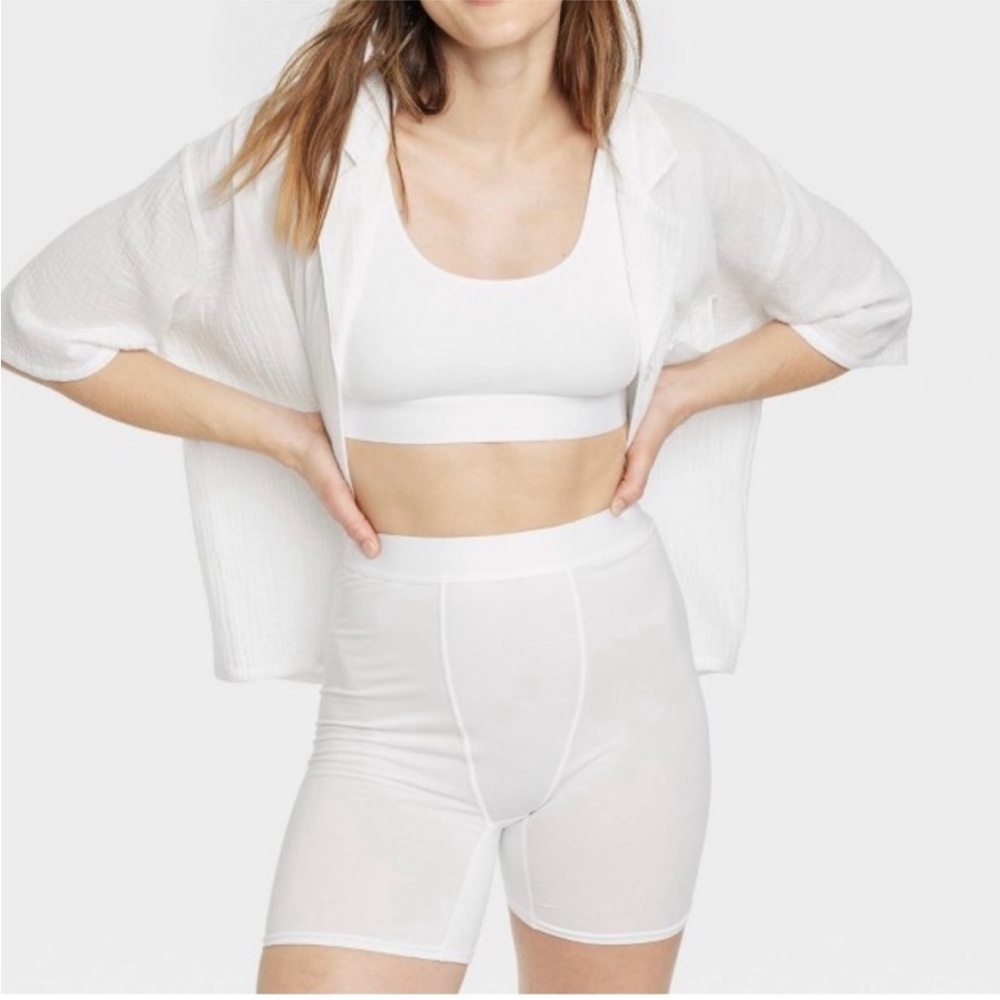 White Women's Intimate Boxer Briefs - Picture 3 of 5